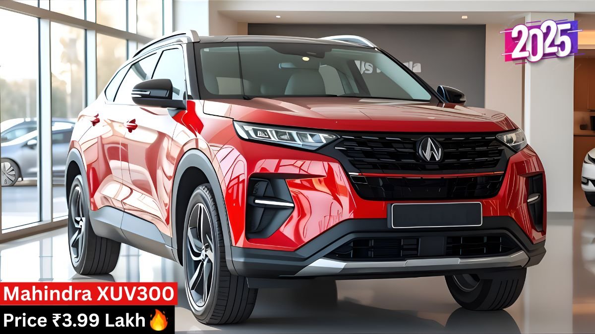 Mahindra XUV300 2025, XUV300 40 kmpl mileage, SUV with sunroof and airbags, Mahindra XUV300 EMI offer, Mahindra SUV 2025 launch,