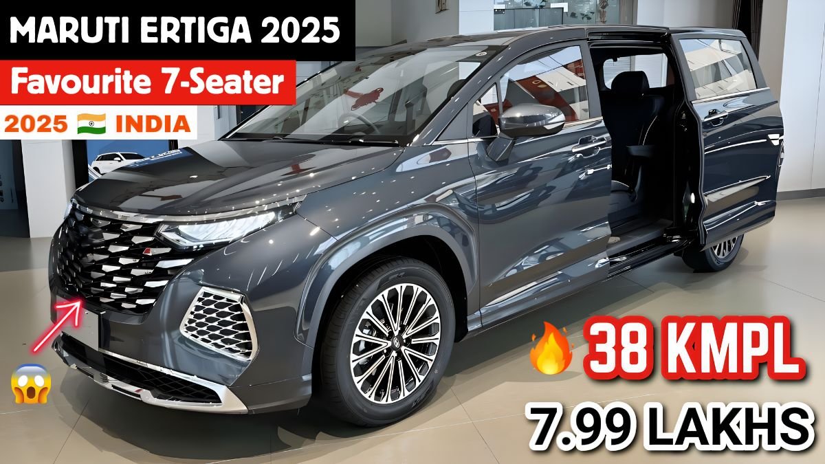 Maruti Ertiga 2025, 7-seater hybrid car India, Ertiga 2025 features, Maruti Ertiga mileage, Ertiga 2025 price,
