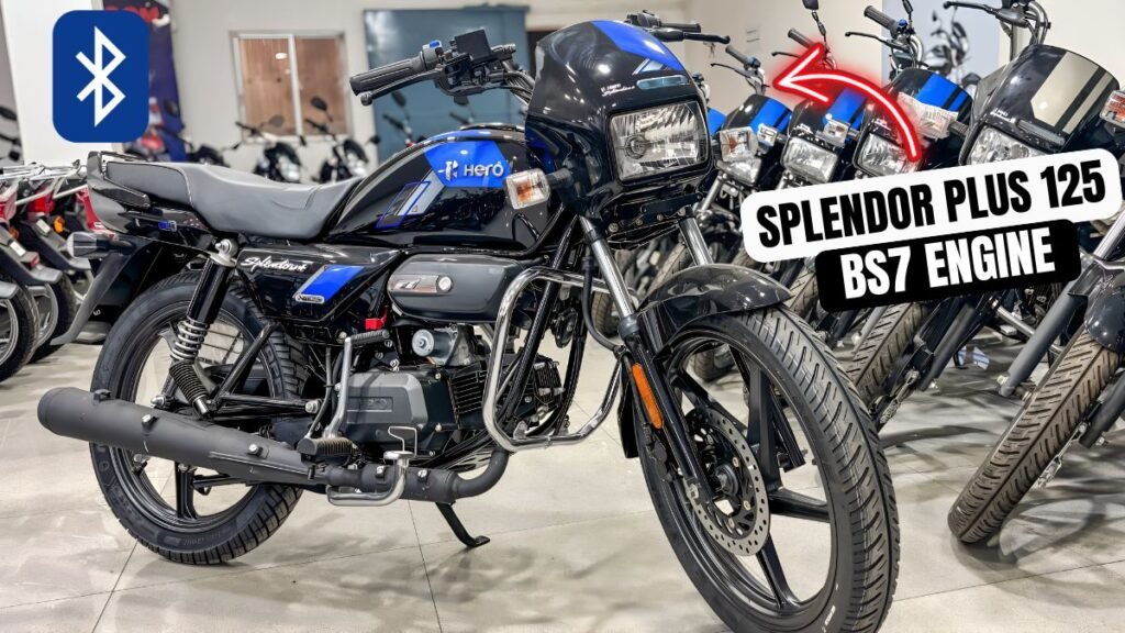 Hero Splendor Plus 125, BS7 engine bike India, 80kmpl mileage bike, Best budget bike 2025, Hero bike under 20000 down payment,