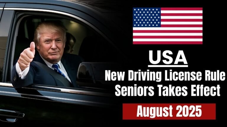senior driver license renewal 2025, new DMV rules for seniors USA, driving test for elderly drivers, US license rule age 70 plus, vision test requirement for senior drivers,